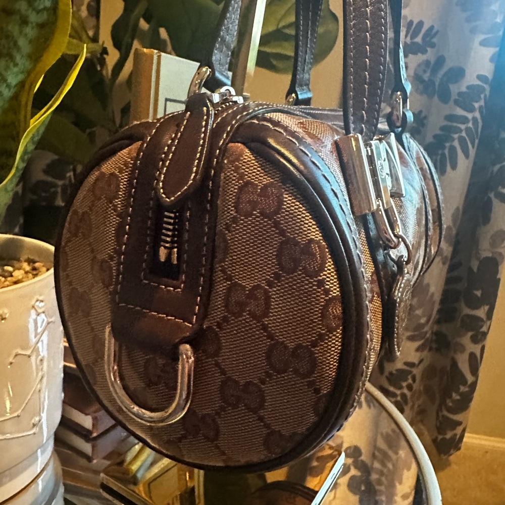 Gucci Duchessa Mini Boston Bag with Unbranded Crossbody Strap - Picture 5 of 12
